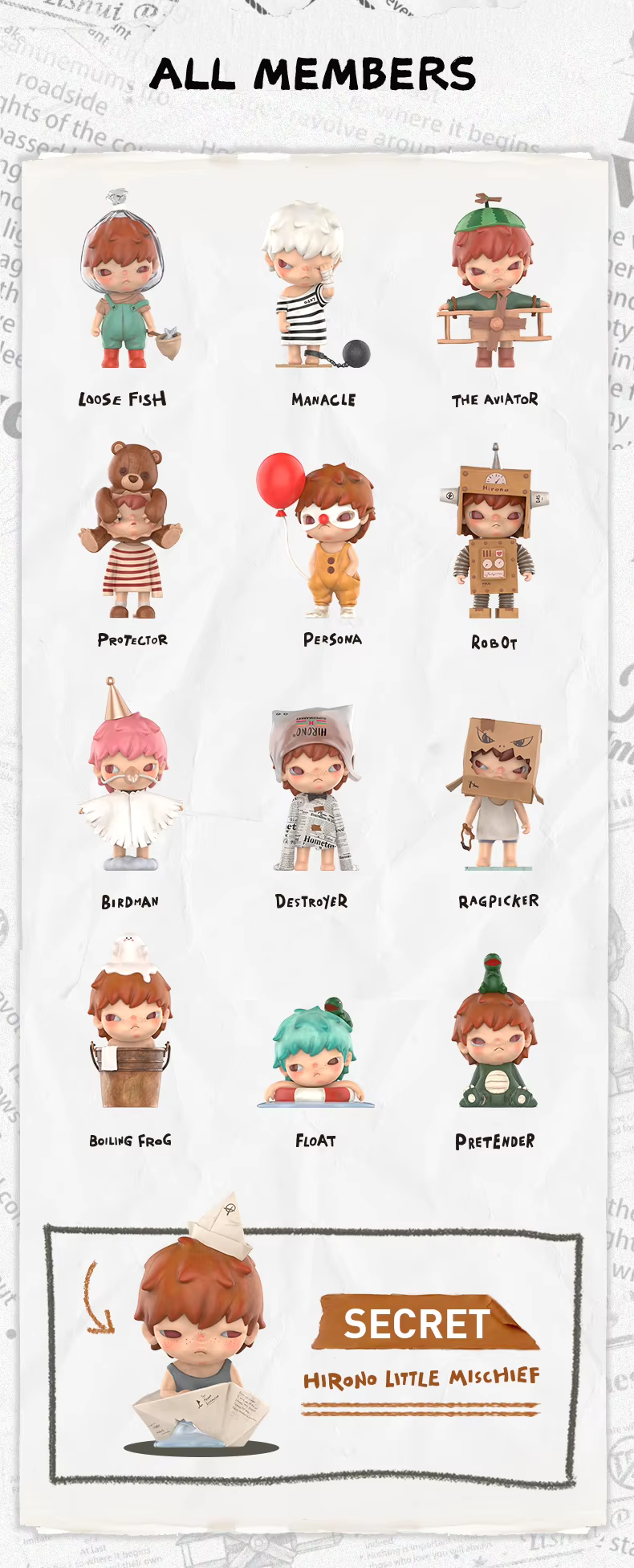 HIRONO Little Mischief Series - 1 Pc Blind Box
