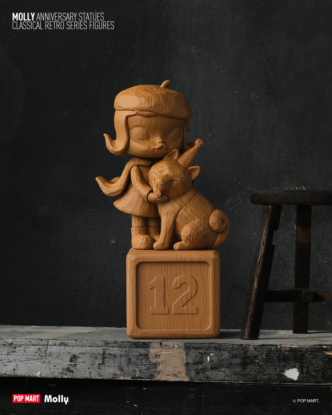 MOLLY Anniversary Statues Classical Retro Series