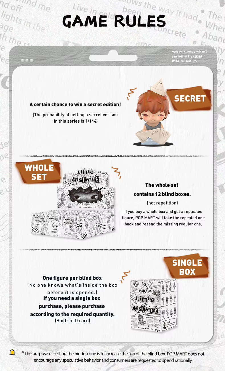 HIRONO Little Mischief Series - 1 Pc Blind Box