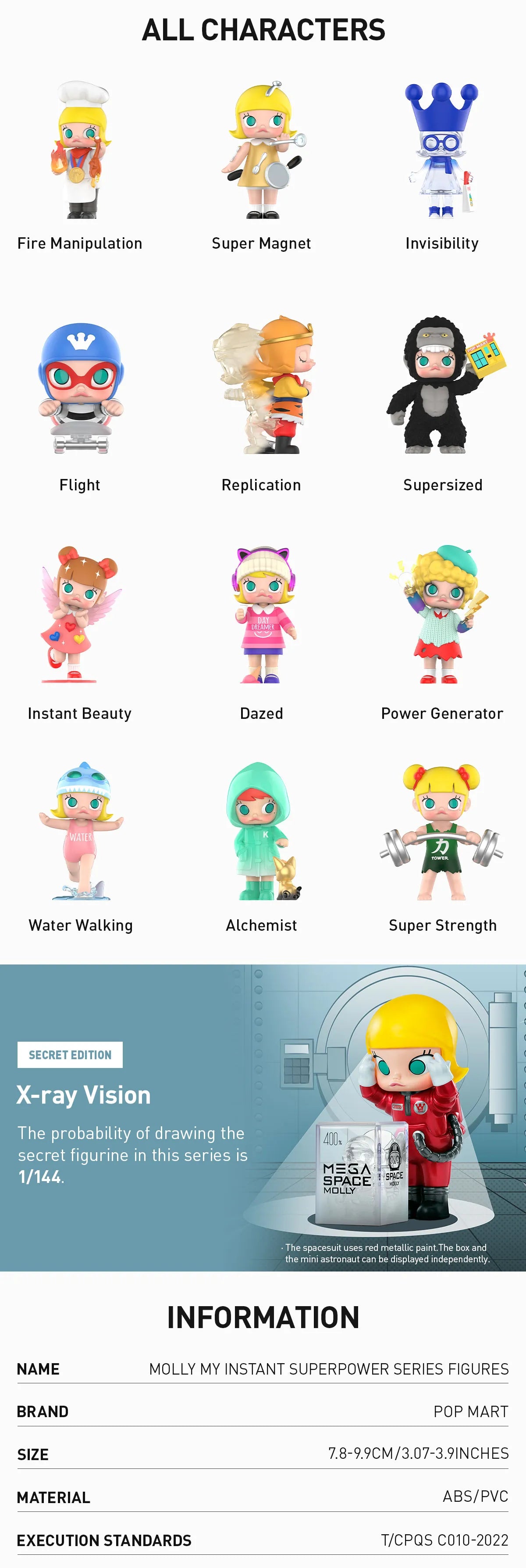 MOLLY My Instant Superpower Series - 1 Pc Blind Box